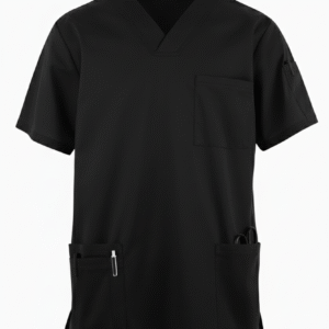MedStretch Premium Unisex Stretchable Black Scrub Set With Cargos