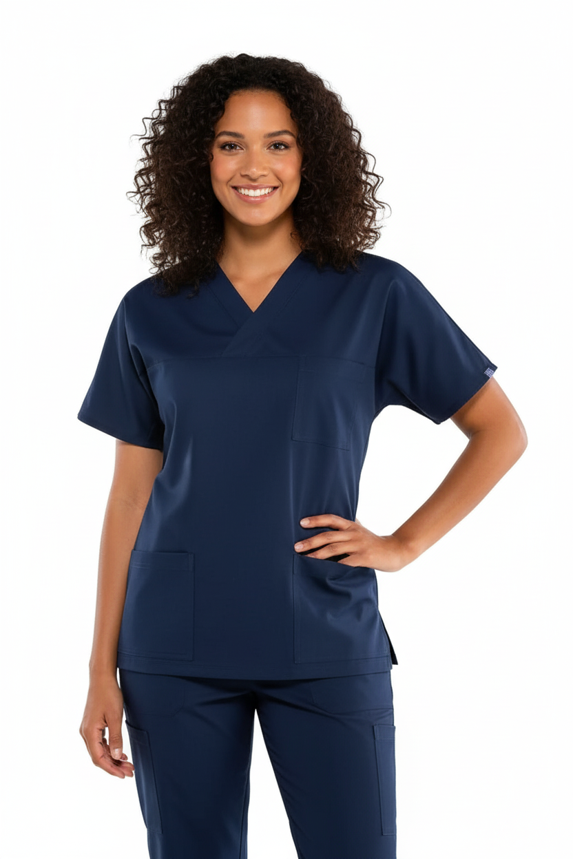 Double Stitched Panel Stretchables Unisex Scrub Sets